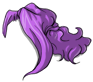 Curly Violet Wig