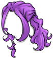 Curly Violet Wig