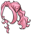 Curly Pink Wig