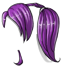 Purple Pigtail Wig
