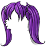 Purple Pigtail Wig