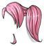 Pink Pigtail Wig