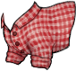 Red Plaid Button-Up Shirt