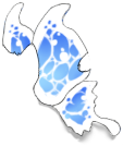 White/Blue Butterfly Wings