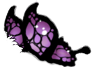 Black/Purple Butterfly Wings