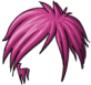 Feathery Hot Pink Wig