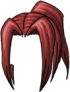 Ponytail Red Wig