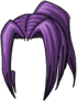 Ponytail Purple Wig