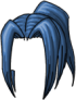 Ponytail Blue Wig